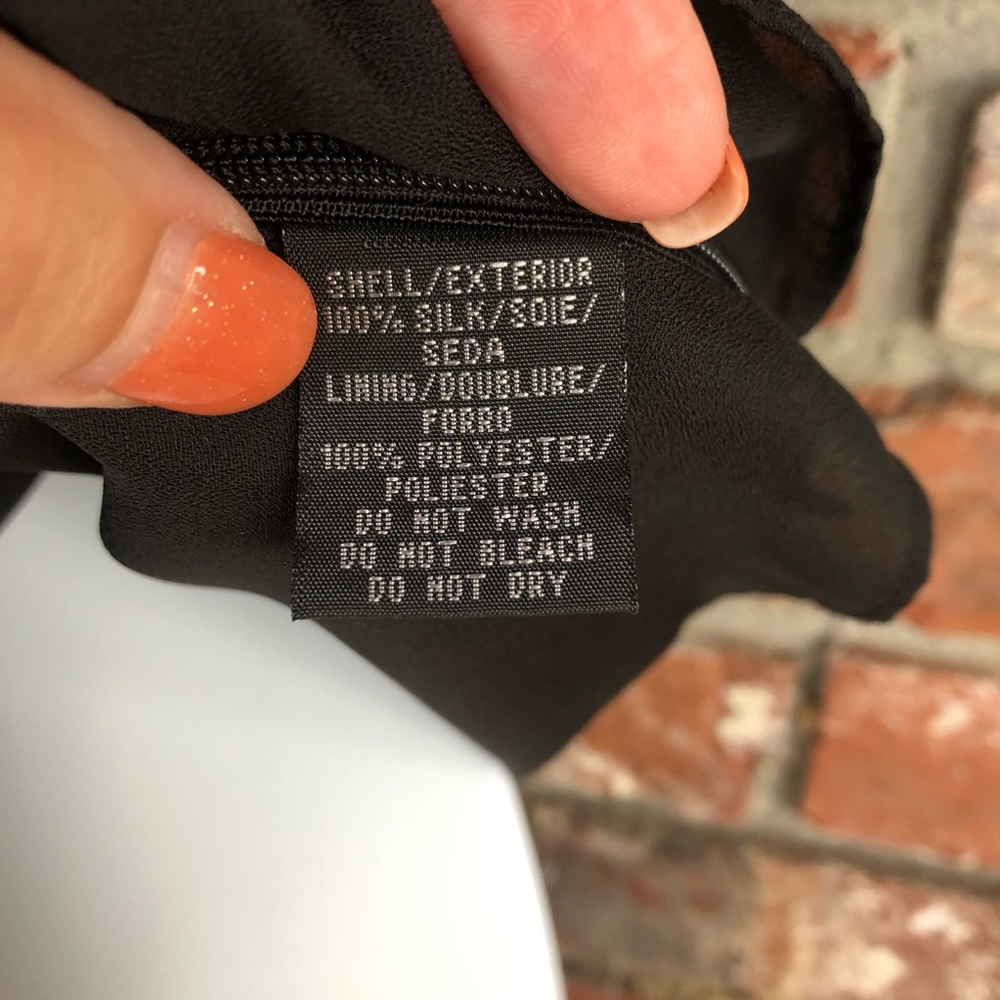 Kenneth Cole sleeveless black blouse size 8 - Picture 7 of 7